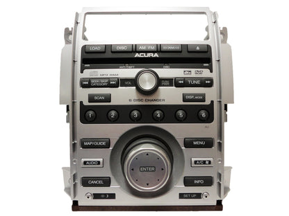 2005 2006 2007 2008 06 07 08 Acura RL XM Satellite Radio Stereo MP3 DVD 6 Disc CD Changer 4XL2 4XL0 39100-SJA-A02 39100-SJA-A002