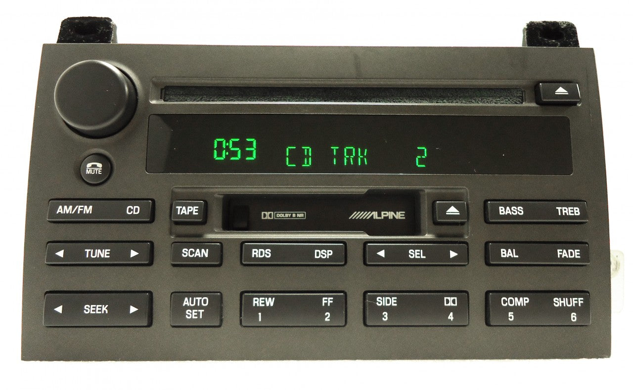 2003 2004 2005 2006 2007 2008 2009 LINCOLN Town Car OEM Radio Stereo Tape Cassette CD Player ALPINE Subwoofer