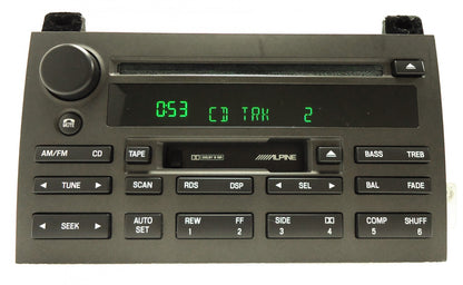 2003 2004 2005 2006 2007 2008 2009 LINCOLN Town Car OEM Radio Stereo Tape Cassette CD Player ALPINE Subwoofer