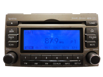 Hyundai Azera Infinity 6 Disc Changer MP3 CD Player XM Radio