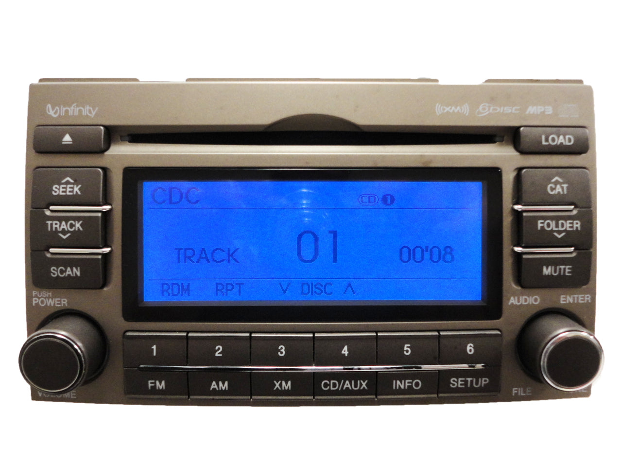 Hyundai Azera Infinity 6 Disc Changer MP3 CD Player XM Radio