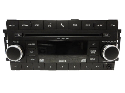 2007 - 2012 Chrysler Jeep Dodge OEM AM FM Radio MP3 6 Disc CD Player Changer Receiver REQ