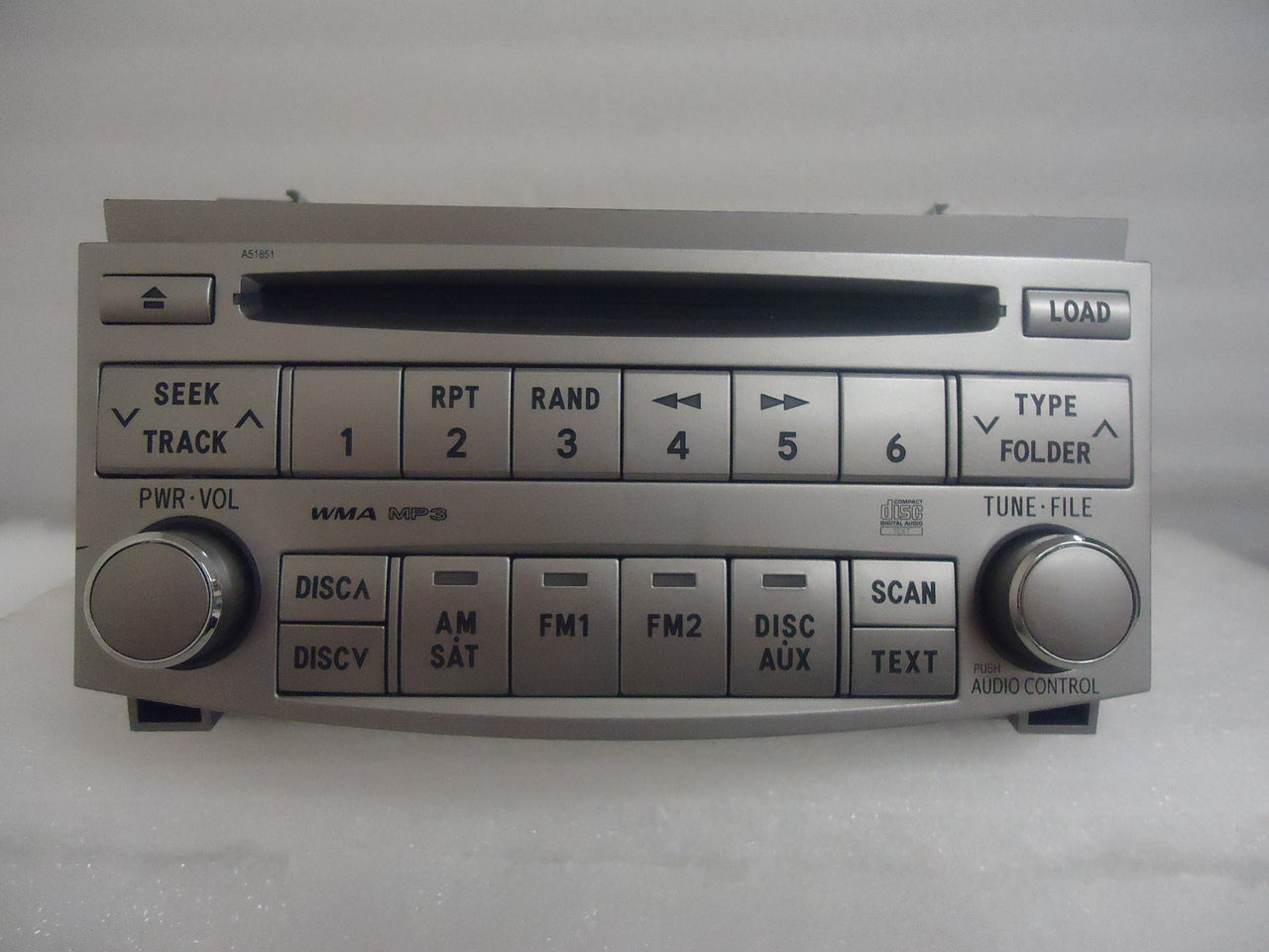 TOYOTA Avalon AM FM Satellite Radio 6 Disc Changer MP3 CD Player
