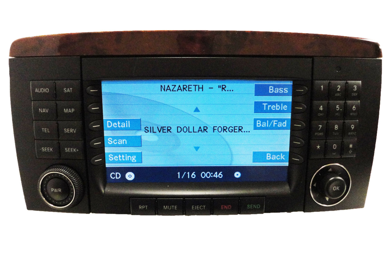 2006 - 2008 MERCEDES-BENZ R CLASS OEM Command Radio CD Player LCD Display Screen Monitor