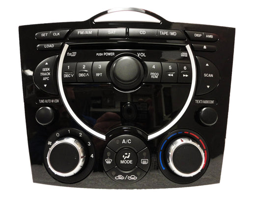 2004 - 2008 Mazda RX8 BOSE Radio Stereo Single CD Player w/ Climate Controls
