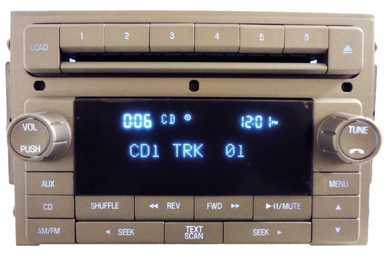 2006 - 2010 LINCOLN  MKZ MKX Zephyr Navigator Factory OEM AM FM Radio 6 CD Changer Player Receiver