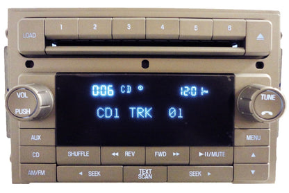 BRAND NEW 2006 - 2010 LINCOLN  MKZ MKX Zephyr Navigator Factory OEM AM FM Radio 6 CD Changer Player Receiver