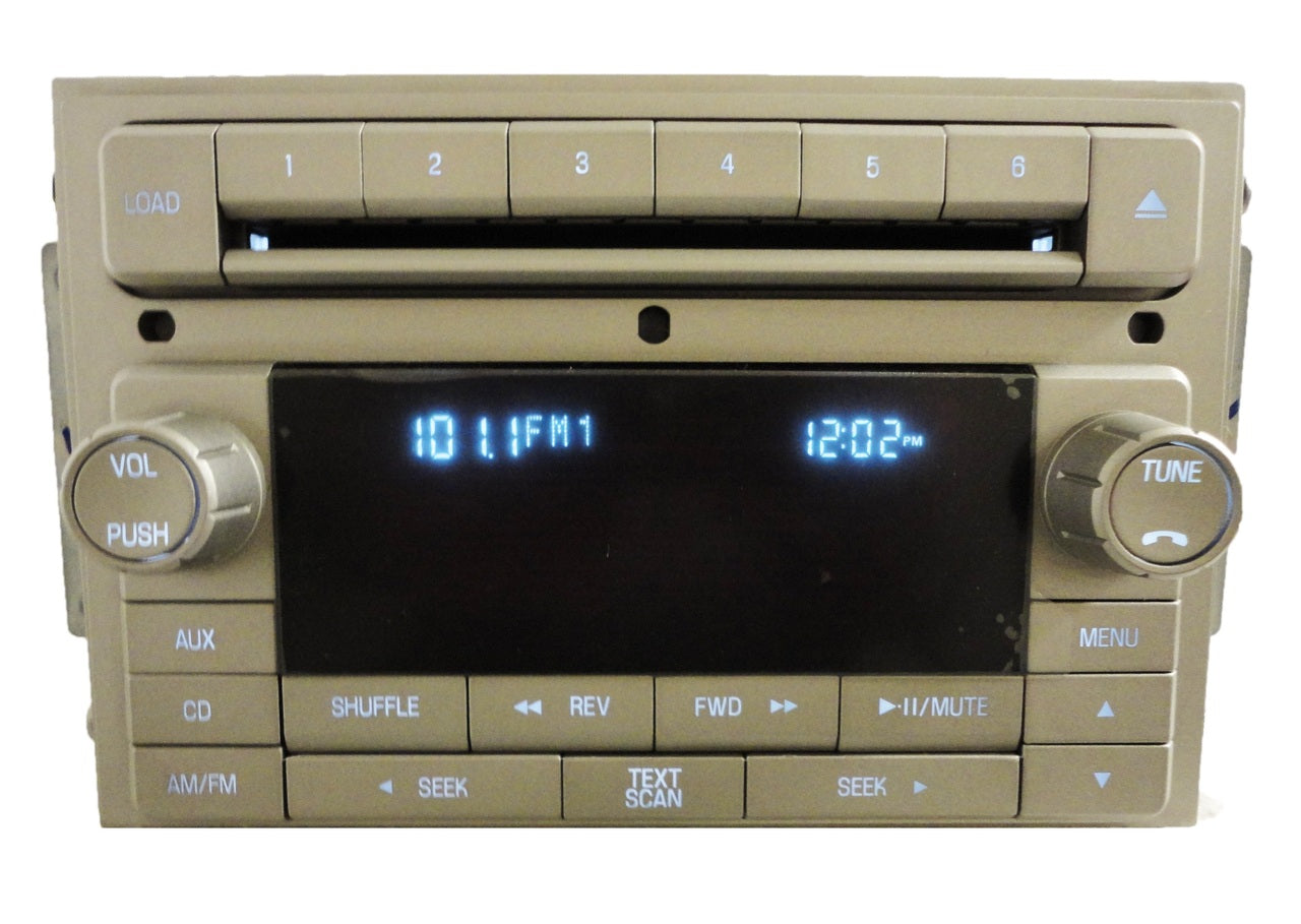 2006 - 2010 LINCOLN  MKZ MKX Zephyr Navigator Factory OEM AM FM Radio 6 CD Changer Player Receiver