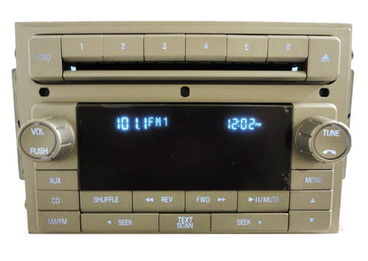 2006 - 2010 LINCOLN  MKZ MKX Zephyr Navigator Factory OEM AM FM Radio 6 CD Changer Player Receiver