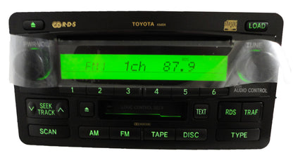 Re-Manufactured Toyota Tundra Radio Tape 6 Disc CD Changer 86120-0C091 2003-2004 NEW FACE NEW MECHANISM