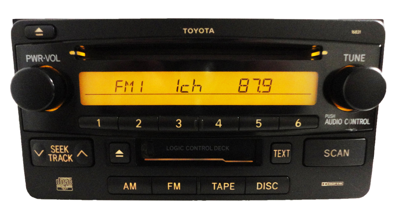 Toyota Rav4 4Runner AM/FM Premium Sound Radio Tape CD Player 16831