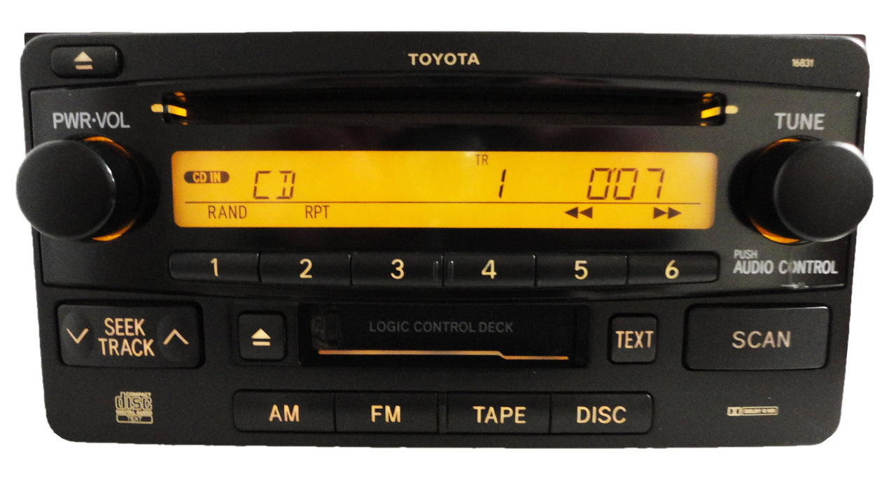Toyota Rav4 4Runner AM/FM Premium Sound Radio Tape CD Player 16831