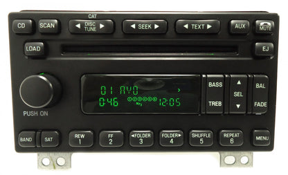 2004 - 2006 FORD Explorer Expedition Mustang MERCURY Mountaineer Radio Stereo 6 Disc Changer Satellite Radio XM Sirius Ready