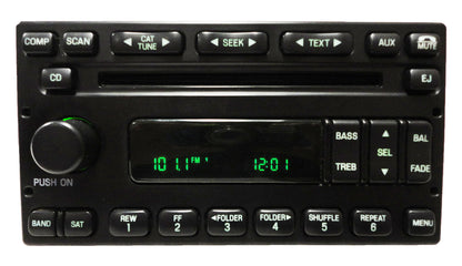 1999 - 2004 Ford Lincoln Mercury OEM Single MP3 CD Player Satellite Radio Receiver
