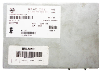 2008 2009 2010 2011 VOLKSWAGEN Beetle Golf Jetta Passat Rabbit OEM XM Satellite Radio Receiver Tuner Module