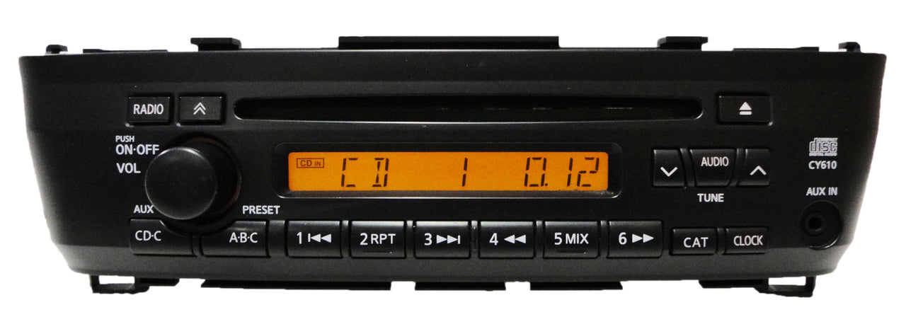Nissan Sentra OEM AM FM Radio Stereo Single CD Player AUX Remote Changer Controls 4 Speaker 100 Watt System
