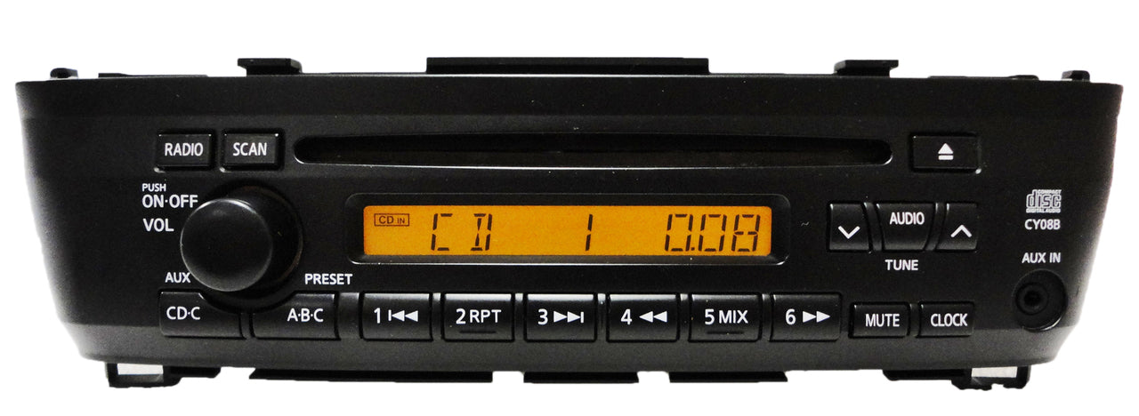 00 01 02 03 04 05 06 Nissan Sentra OEM AM FM Radio Stereo Single CD Player AUX Remote Changer Controls 4 Speaker 100 Watt System CY620 CY08B