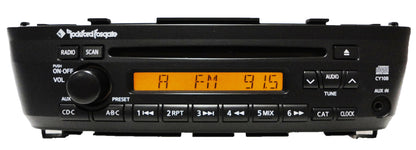 2000 - 2006 Nissan Sentra OEM AM FM ROCKFORD FOSGATE Radio Stereo Single CD Player AUX Remote Changer Controls 9 Speaker System