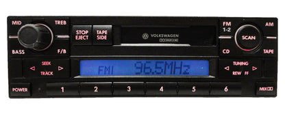 98 99 00 01 02 VW VOLKSWAGEN Golf GTI Jetta Passat Eurovan Cabrio Monsoon AM FM Radio Stereo Tape Cassette Player 1998 1999 2000 2001 2002