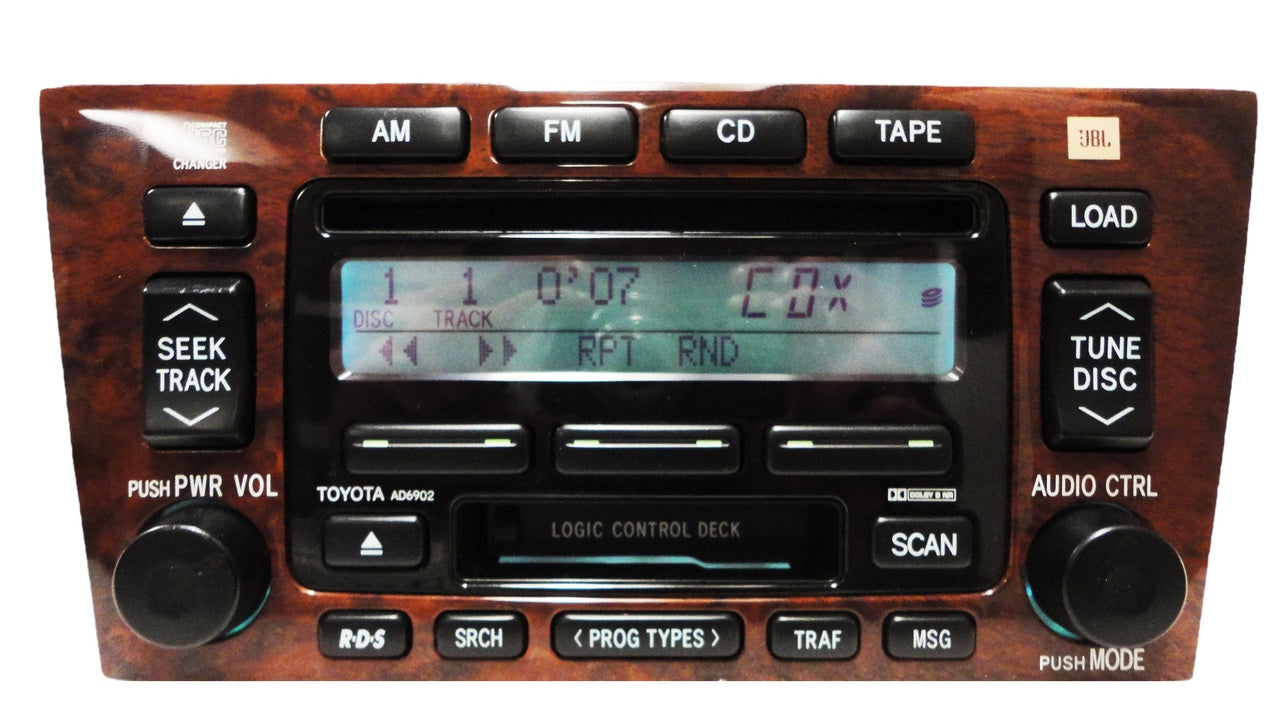 Toyota Avalon JBL Radio Tape 6 Disc CD Changer AD6902 OEM
