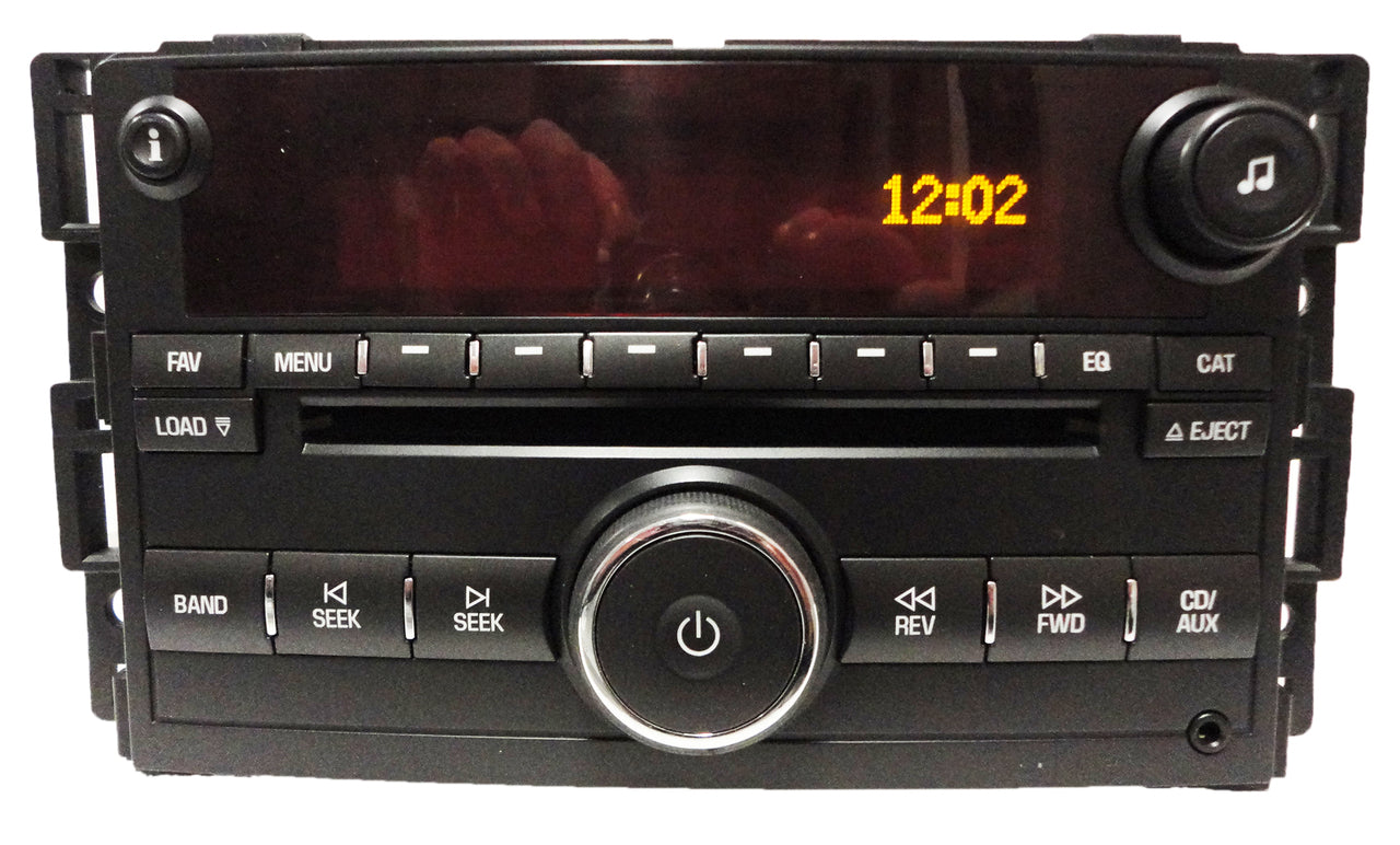 Saturn OEM Radio 6 Disc Changer CD MP3 Player AUX Stereo