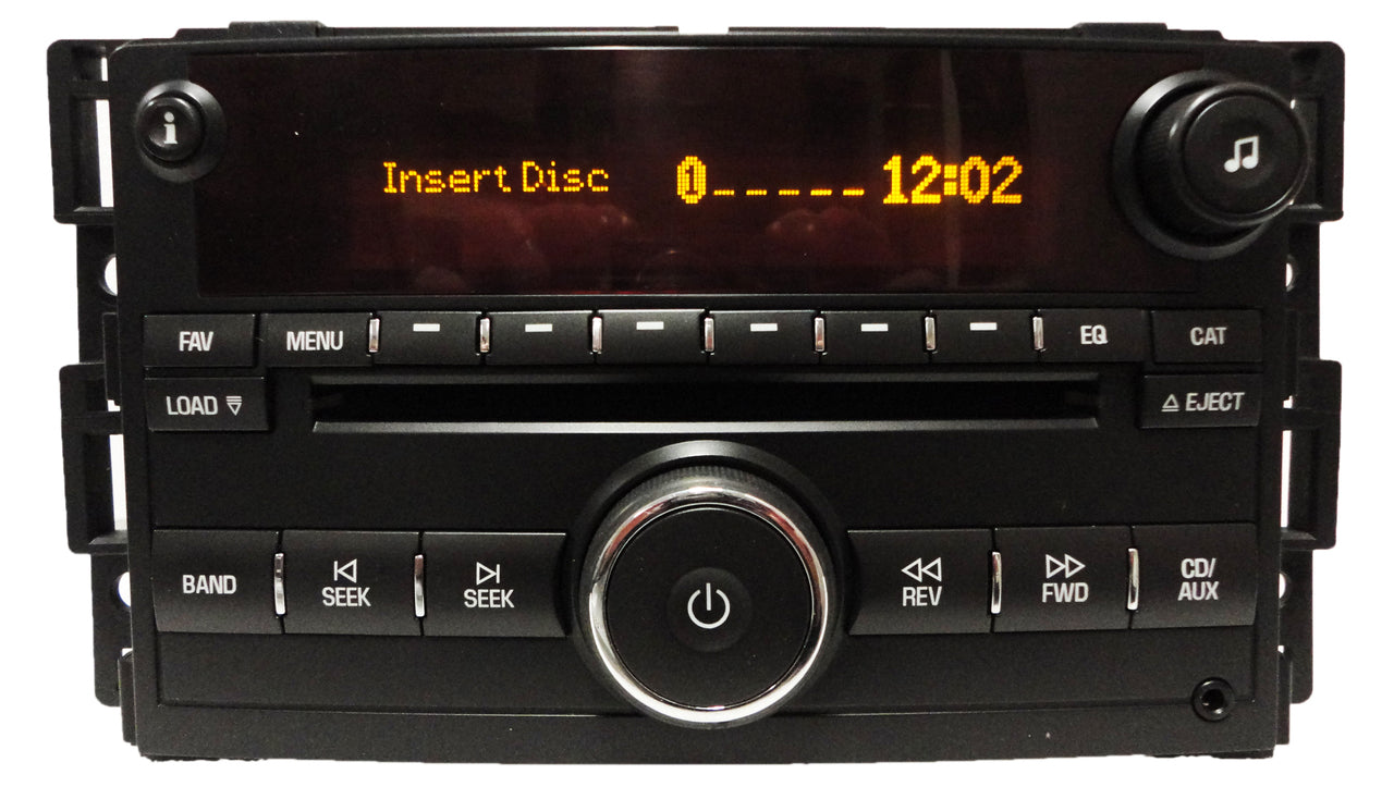 Saturn OEM Radio 6 Disc Changer CD MP3 Player AUX Stereo