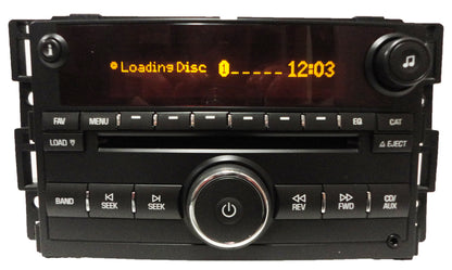Saturn OEM Radio 6 Disc Changer CD MP3 Player AUX Stereo