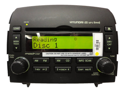 Brand New HYUNDAI Sonata XM Satellite Radio Stereo 6 Disc Changer CD MP3 Player OEM 2006 2007 2008