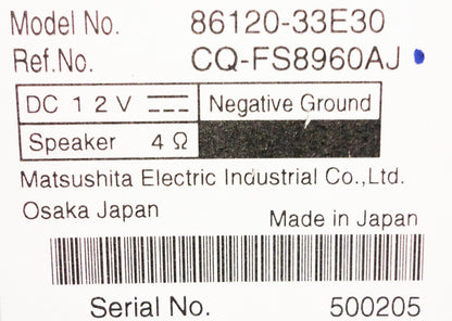 BRAND NEW 07 08 09 10 11 TOYOTA Camry MP3 AUX Bluetooth Radio CD Player A51888, 51887 2007 2008 2009 2010 2011