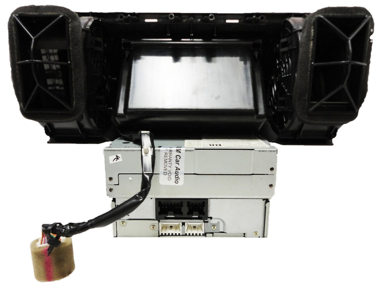 03 04 INFINITI G35 G-35 Radio 6 Disc Changer CD Tape Player BOSE AC Temp Controls and Bezel 2003 2004 GREY OEM
