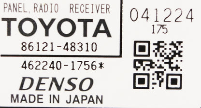 NEW 08 09 10 E7014 E7015 E7016 TOYOTA HIGHLANDER Factory JBL Navigation Radio FACEPLATE Replacement 86121-48310 2008 2009 2010