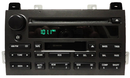 2003 - 2005 Lincoln Town Car OEM RDS Premium Sound/Audiophile Radio Cassette Tape Single CD Player
