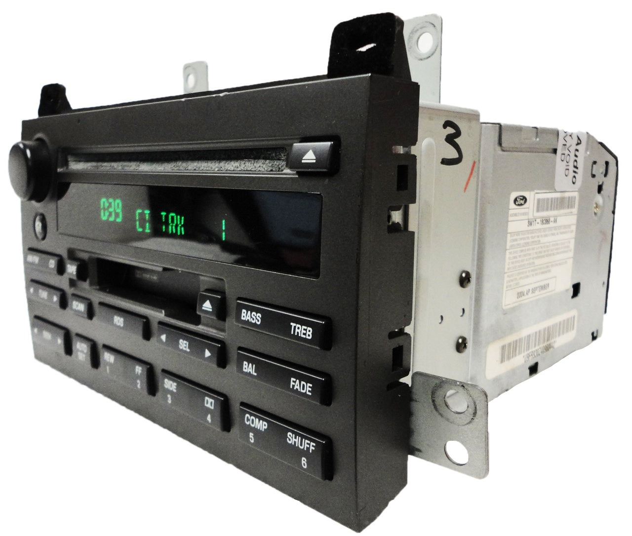 2003 - 2005 Lincoln Town Car OEM RDS Premium Sound/Audiophile Radio Cassette Tape Single CD Player
