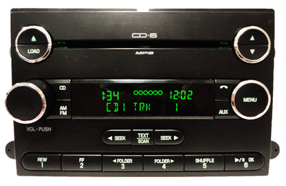 2006-2013 FORD AM FM Radio Stereo AUX 6 Disc Changer MP3 CD Player