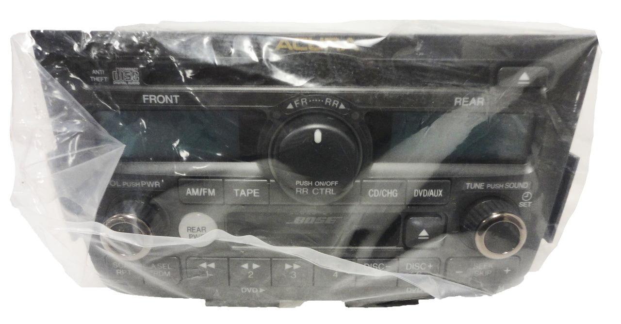 Brand New 01 02 03 04 Acura MDX OEM BOSE Navigation Rear Entertainment Radio Tape CD Player 1XF2 1XF0 2001 2002 2003 2004