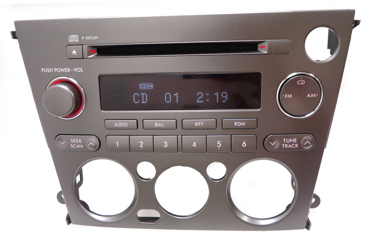 2005 2006 SUBARU Legacy Outback Radio Stereo Receiver CD Player for Manual Climate Control P-201UN