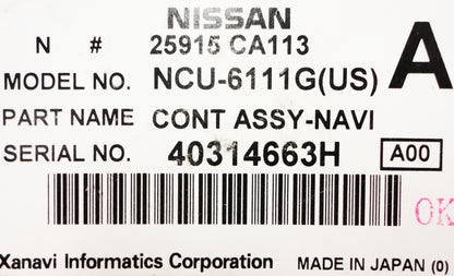 03 04 05 NISSAN INFINITI OEM Factory Navigation GPS DVD-ROM Disc Drive 2003 2004 2005 25915 CA113