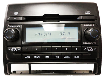Toyota Tacoma Radio Aux Satellite MP3 WMA CD Player D1822