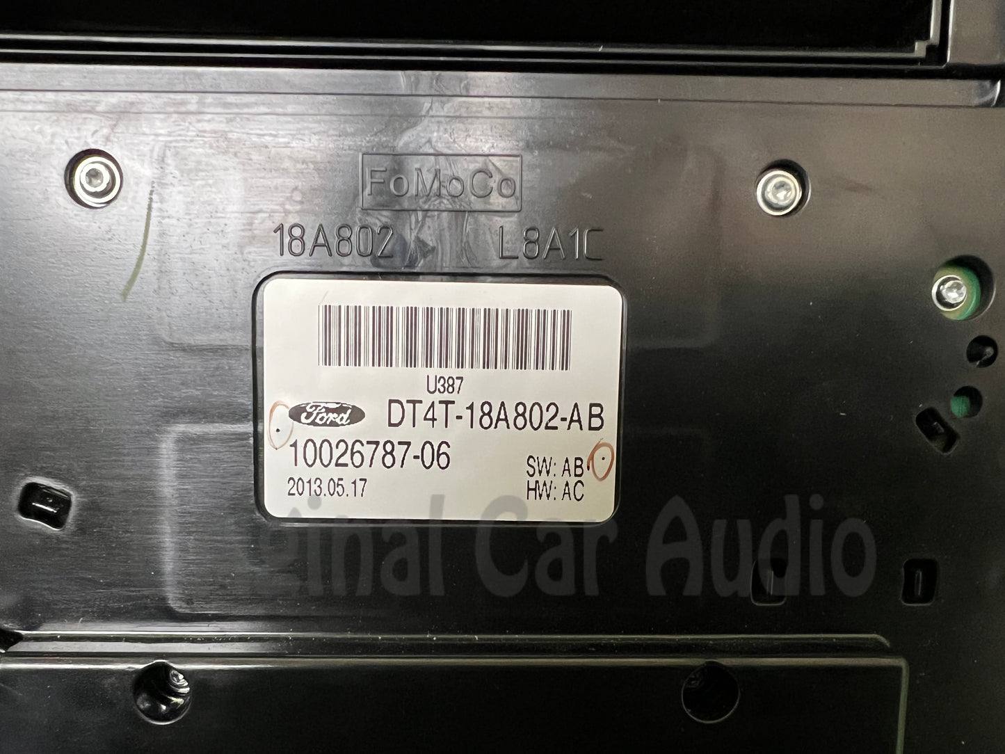 2011 - 2014 Ford Edge OEM 4" Radio Display Control Panel Single Zone Climate Control BEZEL ONLY