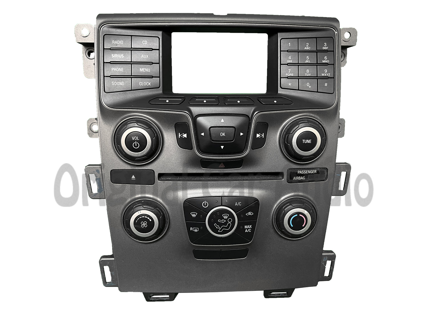 2011 - 2014 Ford Edge OEM 4" Radio Display Control Panel Single Zone Climate Control BEZEL ONLY