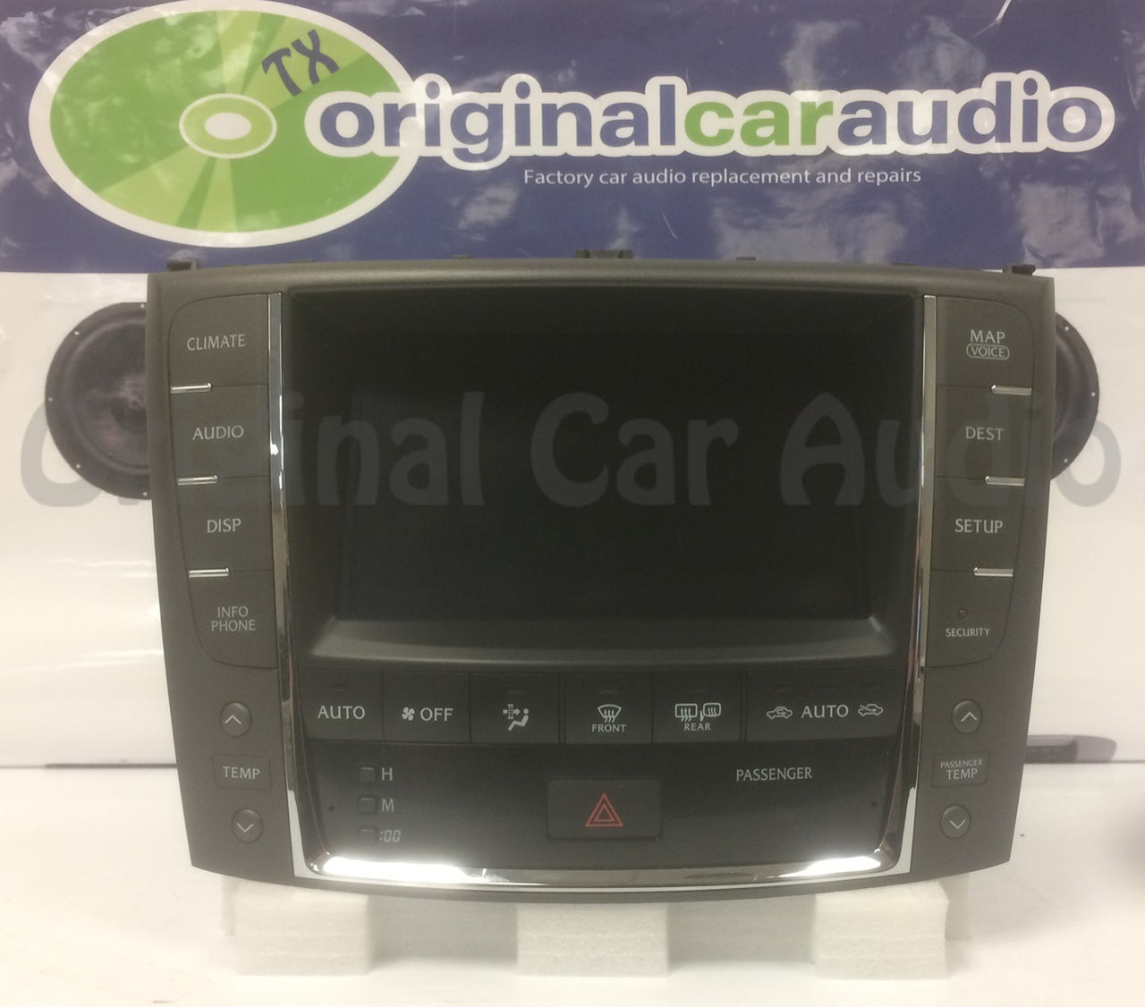 Refurbished 2010 2011 2012 Lexus IS250 IS350 OEM Navigation GPS Unit Display Screen and Radio CD Player Climate Control Temp Package P1839
