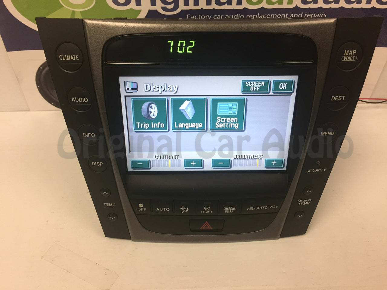 REPAIR 2006 - 2012 Lexus OEM Navigation Information Display Screen IS250 GS300