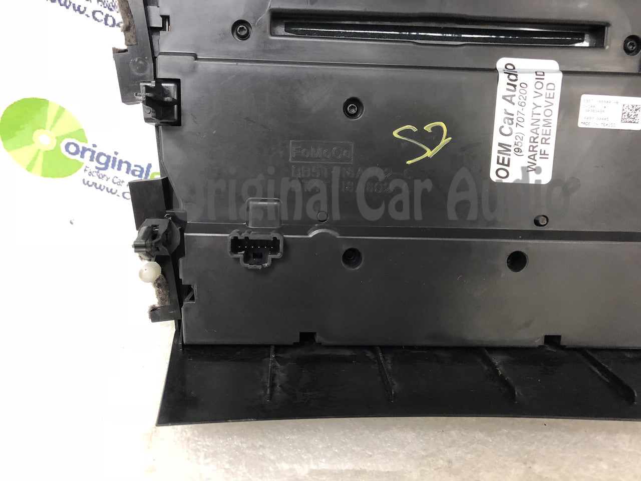 Blemished 2014 - 2015 Ford Explorer OEM Sony 8" Touch Screen Radio Climate Control Panel BEZEL ONLY