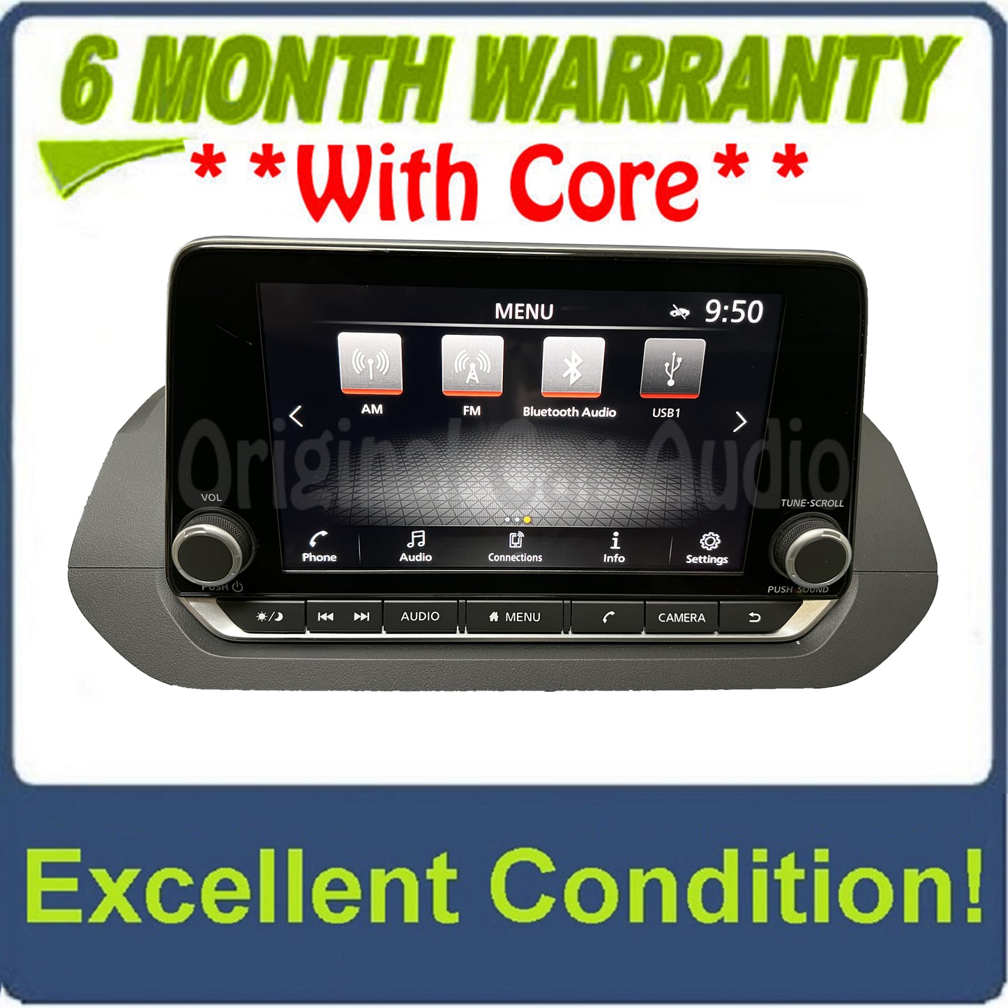 2021 - 2022 Nissan Rogue OEM Multi Media Bluetooth Car Play App Connect Radio Receiver