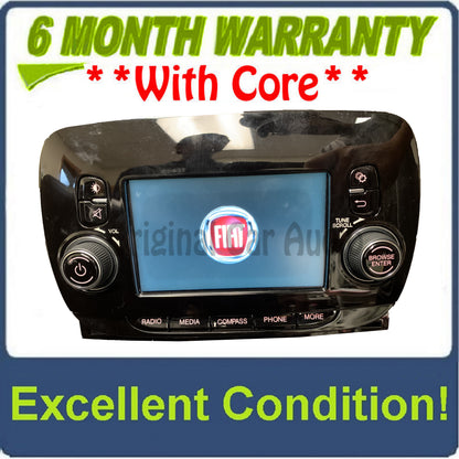 2016 - 2019 Fiat 500 OEM Radio Receiver VP2 AM FM Multi Media