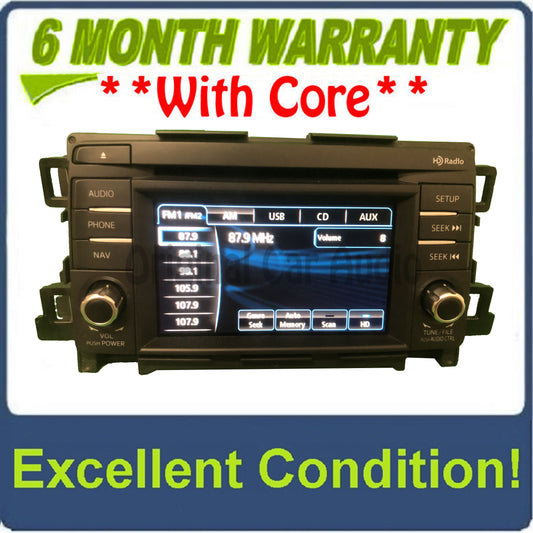 2013 - 2015 Mazda CX-5 CX5 OEM Bose Premium Sound Touch Screen Navigation CD HD Radio Receiver