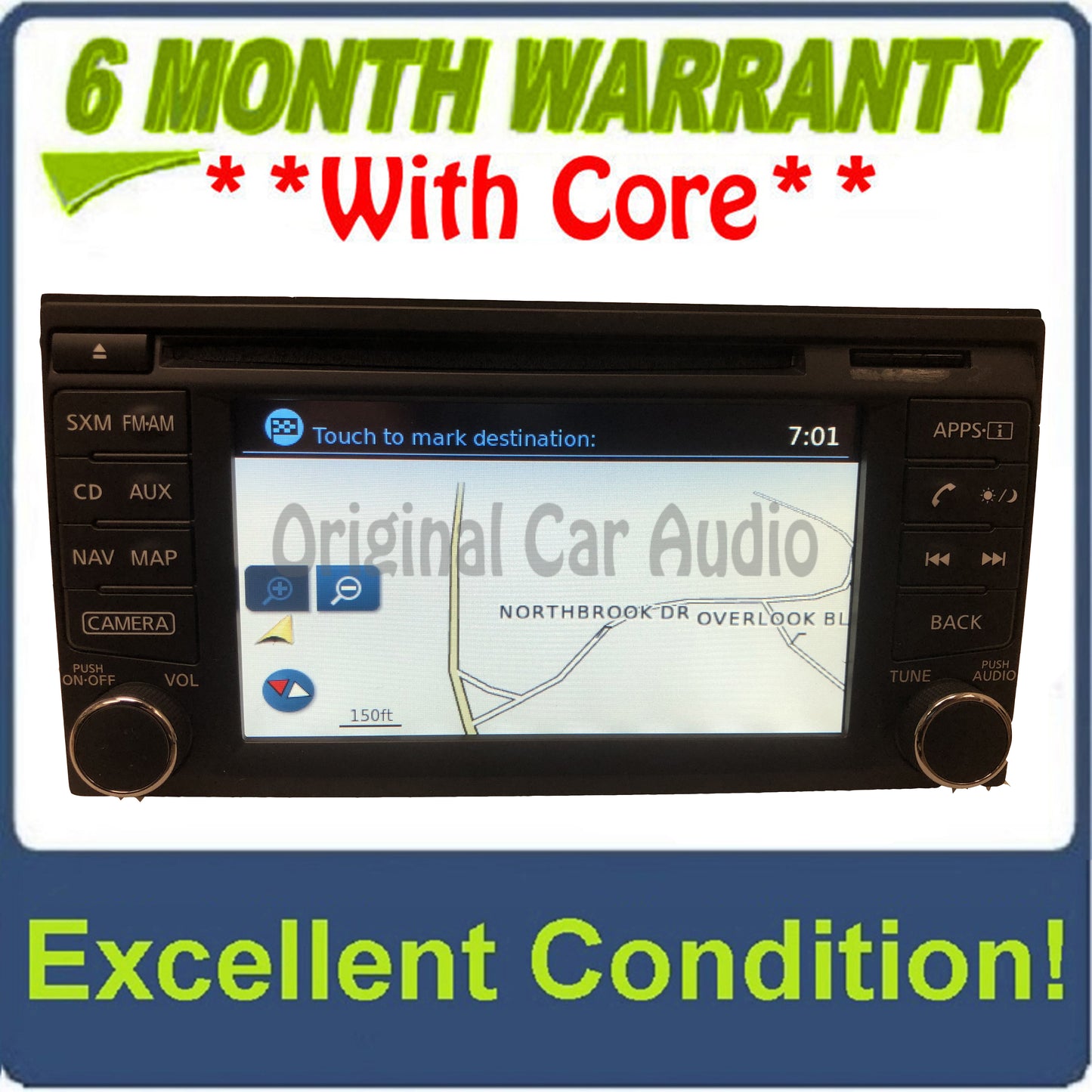 2013 - 2019 Nissan Sentra OEM Touch Screen Navigation Multi Media Radio Receiver