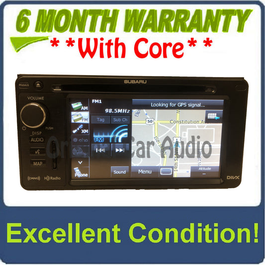 2012 - 2016 Subaru Impreza Forester OEM Touch Screen Navigation CD SAT HD Radio Receiver