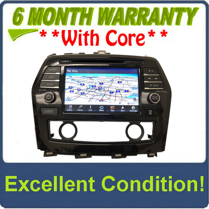 2016 - 2018 Nissan Maxima OEM BOSE Touch Screen GPS Navigation HD Radio Bluetooth Media Receiver