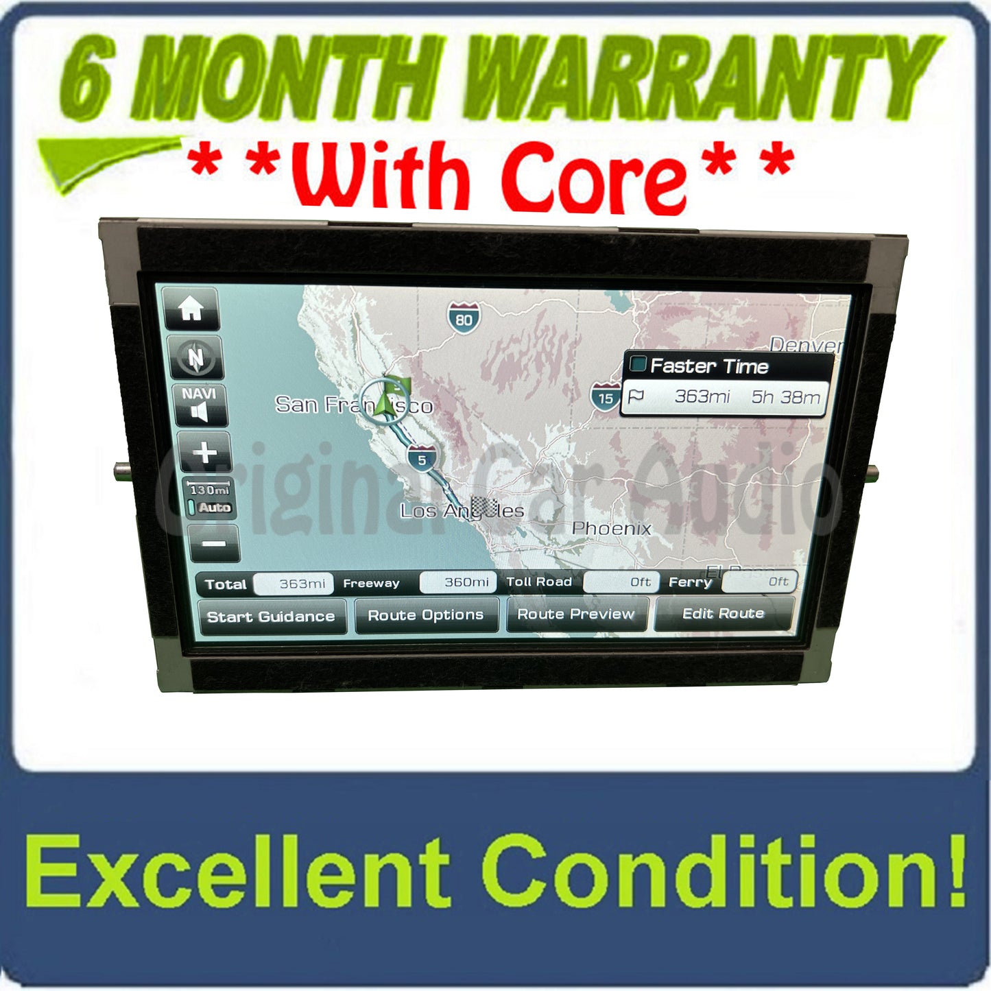 2015 - 2016 Hyundai Genesis OEM Info Navigation GPS Display Screen
